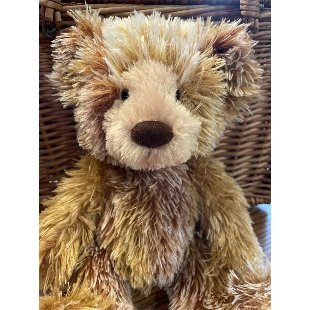 Aurora Brown Plush Teddy Bear Ginger Shaggy Soft Fluffy 2020 Excellent Cond 12
